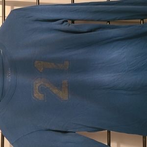 Blue long sleeve 21 T